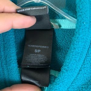 The North Face Sweaters - The North Face Pullover 1/4 Zip Fleece Jacket teal The North Face Sweaters - The North Face Pullover 1/4 Zip Fleece Jacket teal